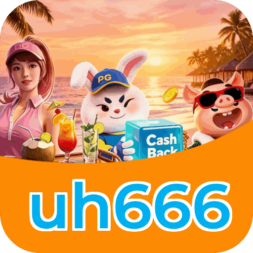 Interface do aplicativo uh666 mostrando jogos disponíveis no iOS e Android